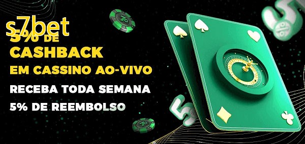 Promoções do cassino ao Vivo s7bet